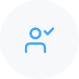 Blue Follow Icon
