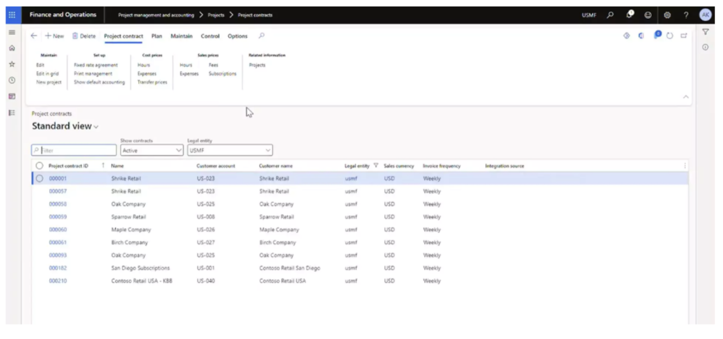 Project Management and Accounting in D365 F&O: An Overview for Project-Driven Businesses